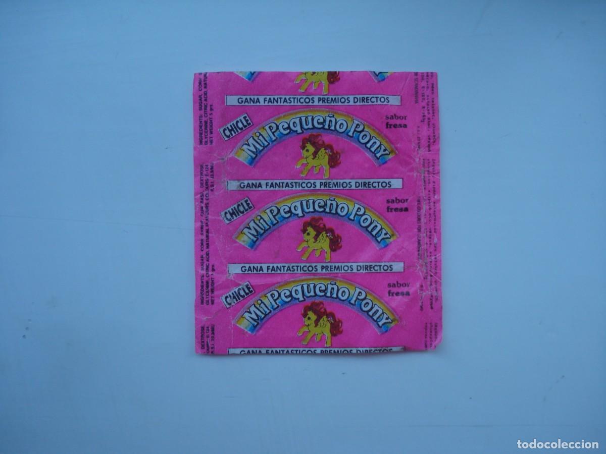 Colecionismo Cromos antigos: MI PEQUENO PONY ENVOLTORIO CROMOS CHICLES! WRAPPER KAUGUMMI BILDER BUBBLE GUM!