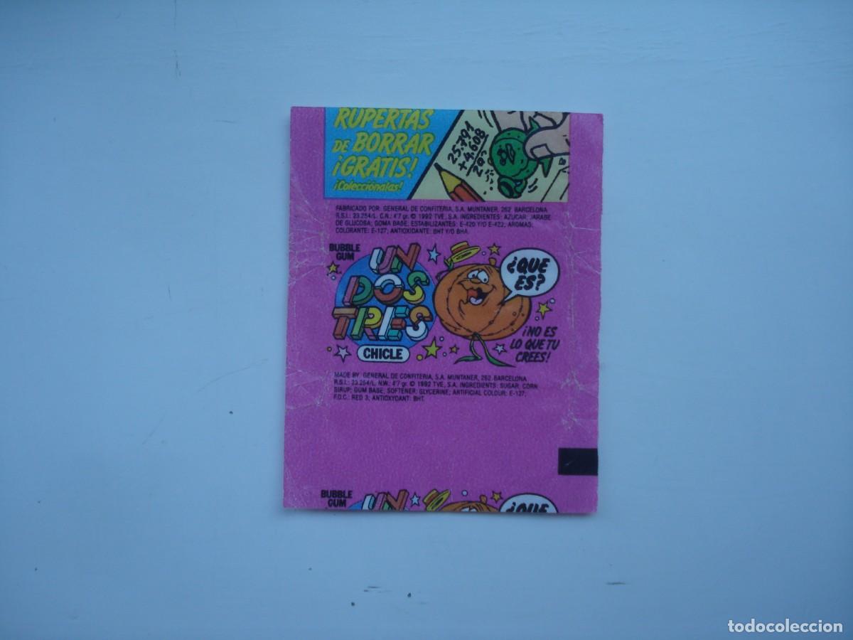Colecionismo Cromos antigos: UN DOS TRES ENVOLTORIO CROMOS CHICLES! WRAPPER KAUGUMMI BILDER BUBBLE GUM!