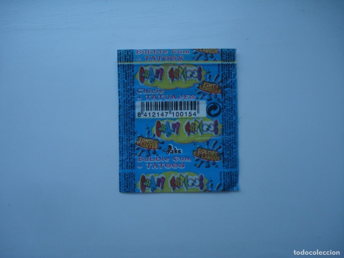 Colecionismo Cromos antigos: CRAZY TATTOOS JAKE ENVOLTORIO CROMOS CHICLES! WRAPPER KAUGUMMI BILDER BUBBLE GUM!
