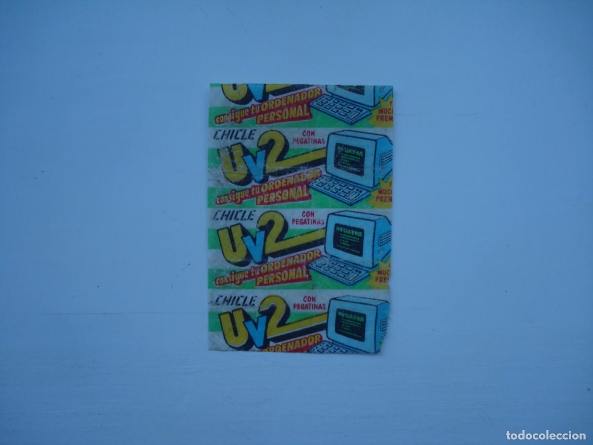Coleccionismo cromos antiguos: UV2 ENVOLTORIO CROMOS CHICLES! WRAPPER KAUGUMMI BILDER BUBBLE GUM!