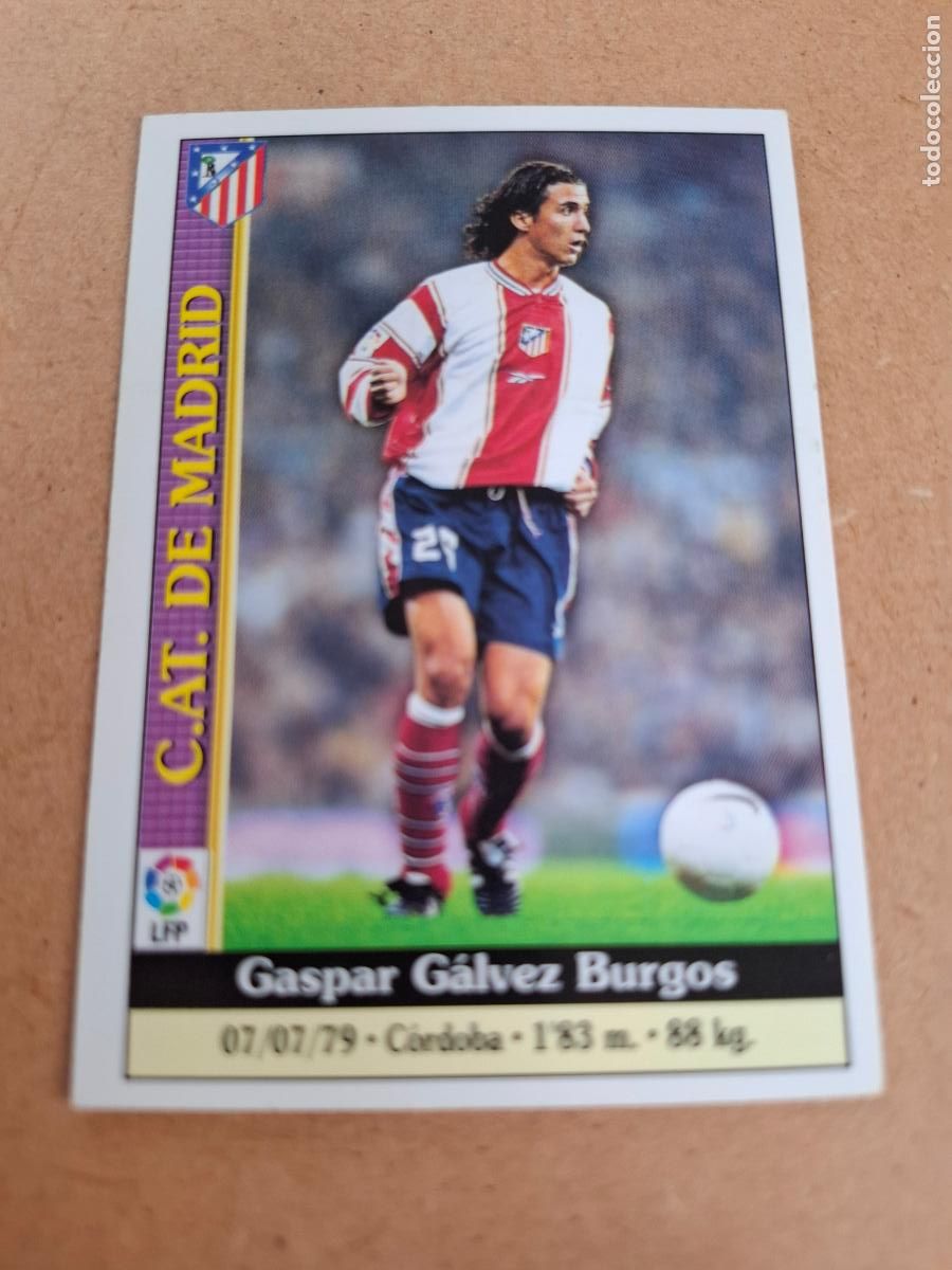 Coleccionismo cromos antiguos: MUNDICROMO 1999 2000 99 00 - 580 GASPAR - AT- MADRID