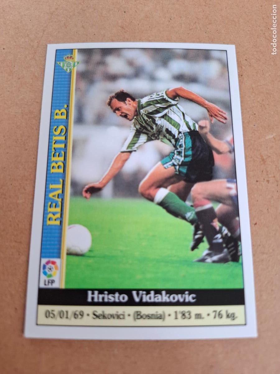 Coleccionismo cromos antiguos: MUNDICROMO 1999 2000 99 00 - 583 VIDAKOVIC - REAL BETIS