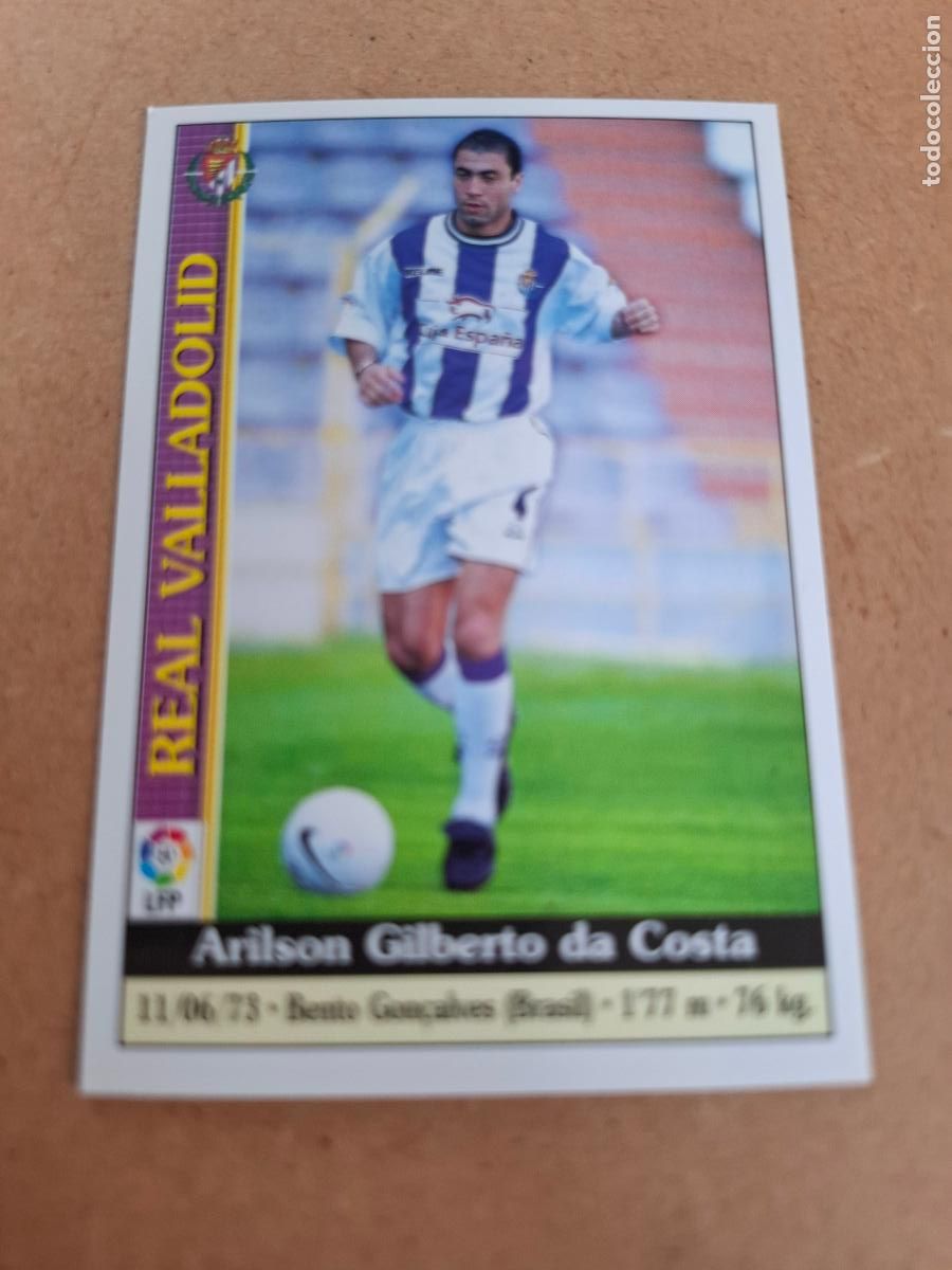 Coleccionismo cromos antiguos: MUNDICROMO 1999 2000 99 00 - 588 ARILSON ( CORREGIDO ) - REAL VALLADOLID