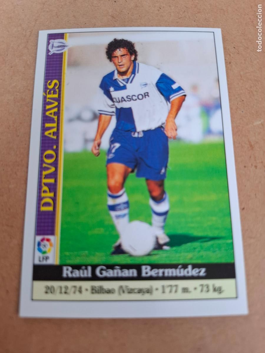 Coleccionismo cromos antiguos: MUNDICROMO 1999 2000 99 00 - 589 GA&Ntilde;AN ( CORREGIDO ) - DPTVO. ALAV&Eacute;S