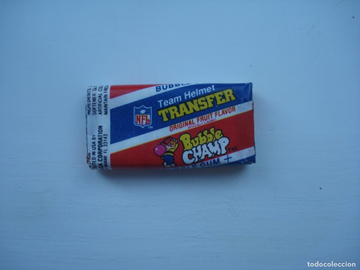Coleccionismo cromos antiguos: SIN ABRIR CHICLES BUBBLE CHAMP NFL DUNKIN! KAUGUMMI UNOPENED BUBBLE GUM!