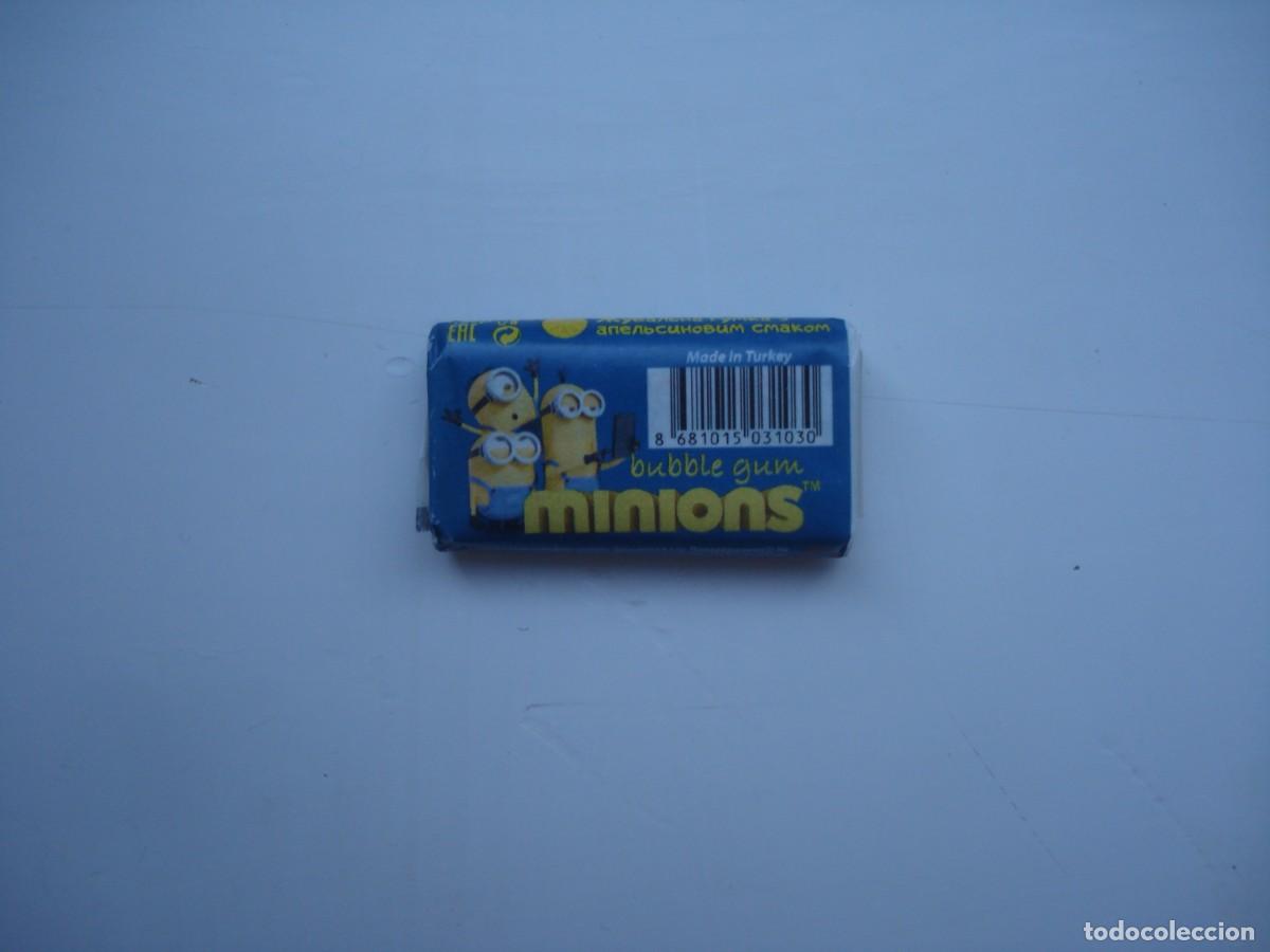 Coleccionismo cromos antiguos: SIN ABRIR CHICLES MINIONS! KAUGUMMI UNOPENED BUBBLE GUM!