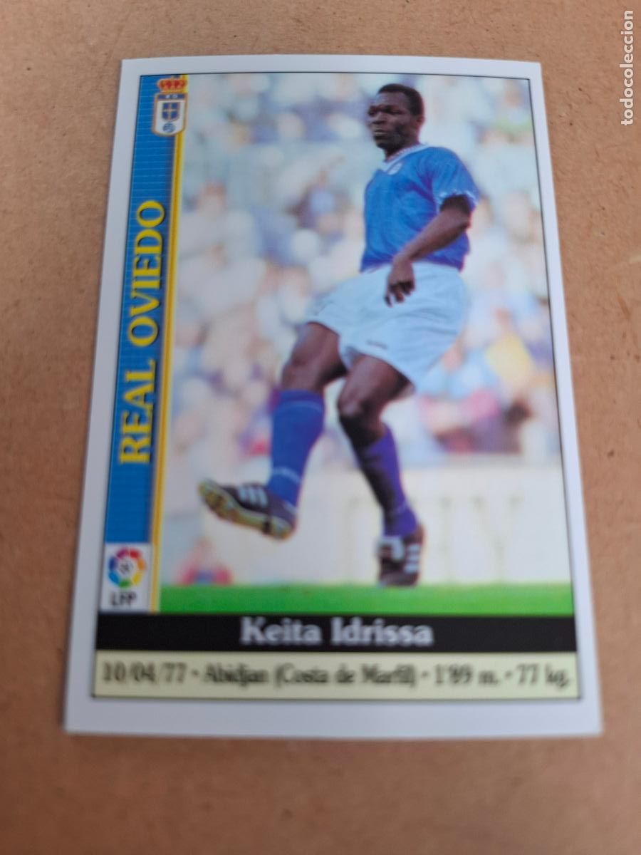 Coleccionismo cromos antiguos: MUNDICROMO 1999 2000 99 00 - 607 KEITA - REAL OVIEDO