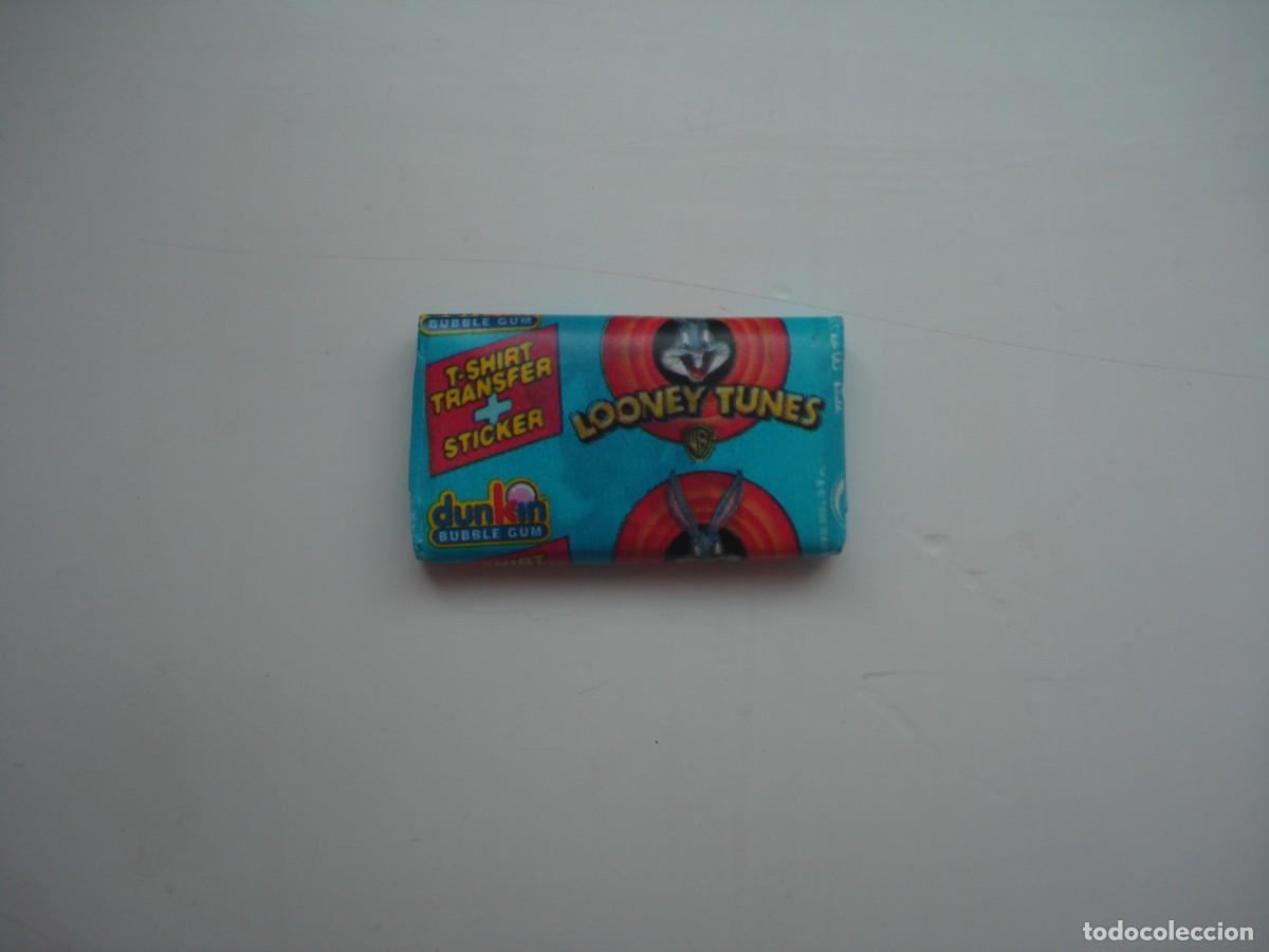 Coleccionismo cromos antiguos: SIN ABRIR CHICLES LOONEY TUNES DUNKIN! KAUGUMMI UNOPENED BUBBLE GUM!