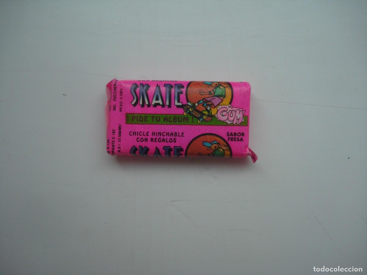 Coleccionismo cromos antiguos: SIN ABRIR CHICLES SKATE! KAUGUMMI UNOPENED BUBBLE GUM!