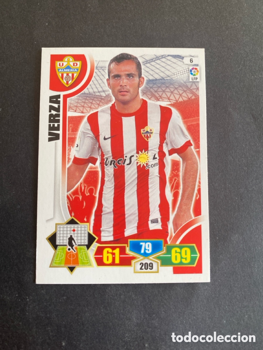 Coleccionismo cromos antiguos: Cromo Adrenalyn 13/14 Almer&iacute;a N* 6