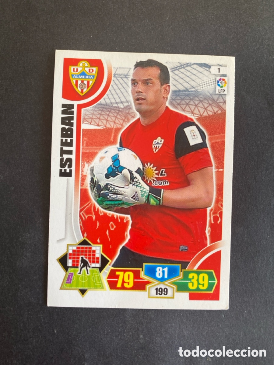 Coleccionismo cromos antiguos: Cromo Adrenalyn 13/14 Almer&iacute;a N* 1