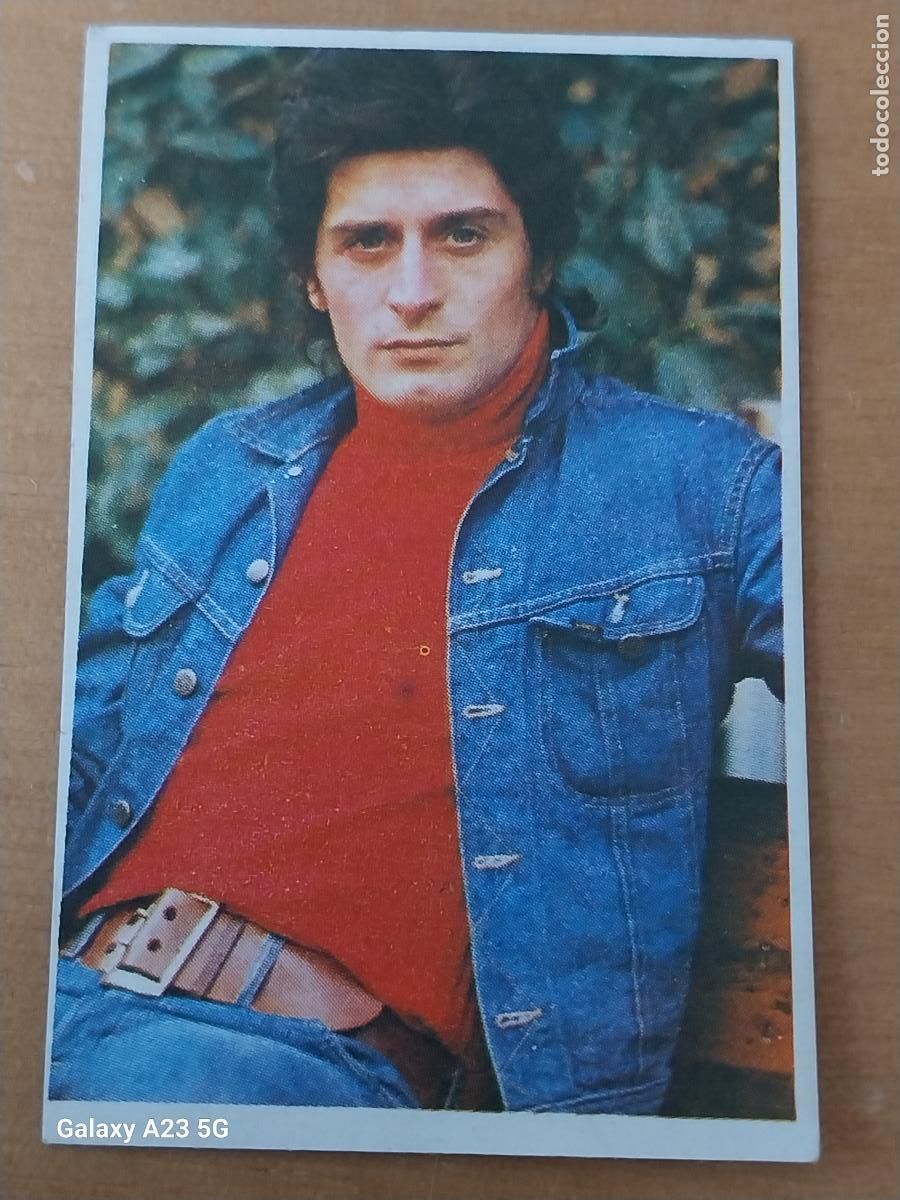 Coleccionismo cromos antiguos: MANOLO SIERRA A&Ntilde;O 1975 FIGURAS ED ESTE CROMO 77 ORIGINAL SIN PEGAR NUNCA