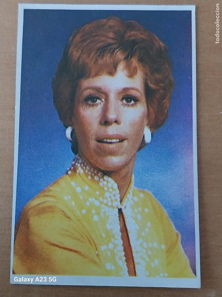 Coleccionismo cromos antiguos: CAROL BURNETT A&Ntilde;O 1975 FIGURAS ED ESTE CROMO 156 ORIGINAL SIN PEGAR NUNCA