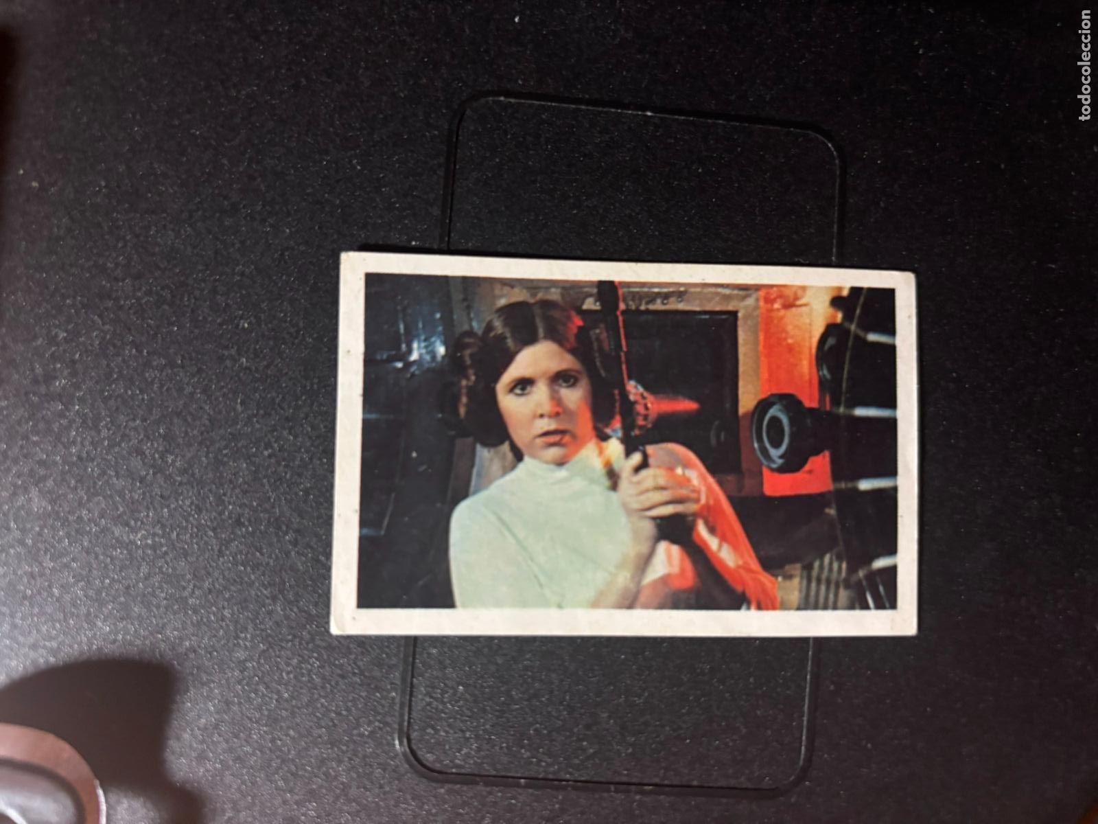 Coleccionismo cromos antiguos: CROMO LA GUERRA DE LAS GALAXIAS STAR WARS ORIGINAL N&ordm; 23 PRINCESA LEIA EDITORIAL PACOSA 2 1977