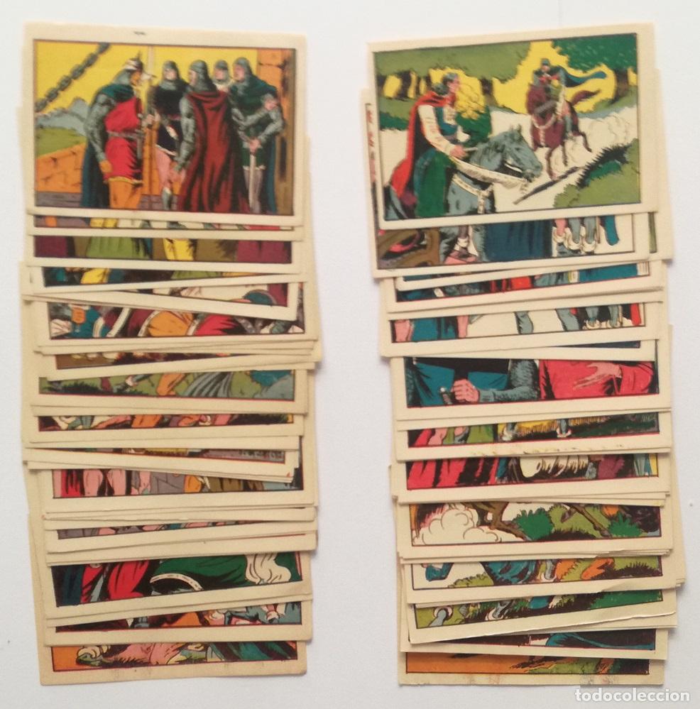Coleccionismo cromos antiguos: Lote de 72 cromos del album El Guerrero del Antifaz, 4&ordf; Serie completa - Nunca pegados, ORIGINALES