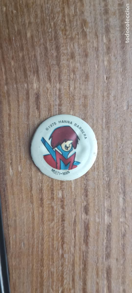 Coleccionismo cromos antiguos: VIAJA A HOLLYWOOD CON PEPSI Y MIRINDA cromo chapa 1975 HANNA BARBERA AUTOS LOCOS - MULTI MAN