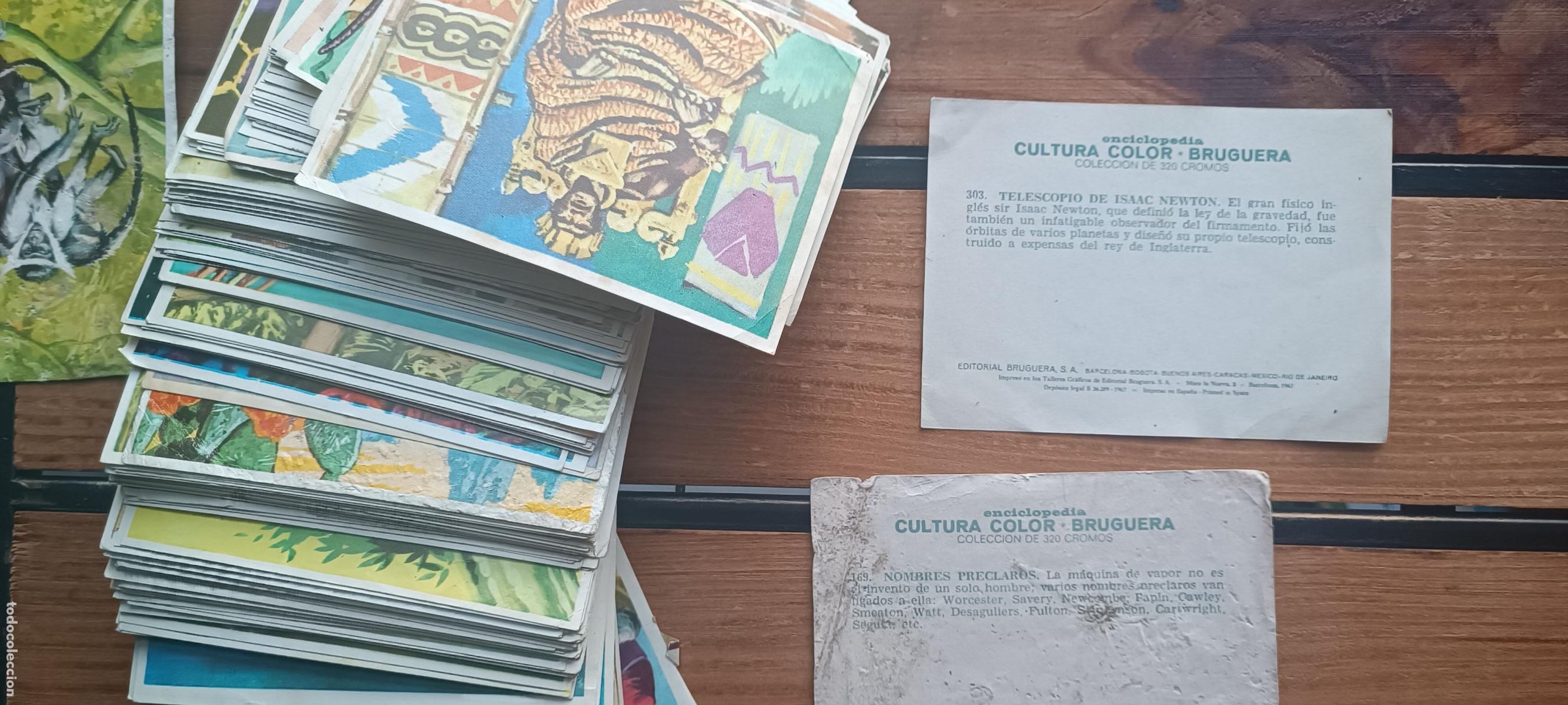 Coleccionismo cromos antiguos: LOTE 150 CROMOS ENCICLOPEDIA CULTURA Y COLOR . BRUGUERA 1967