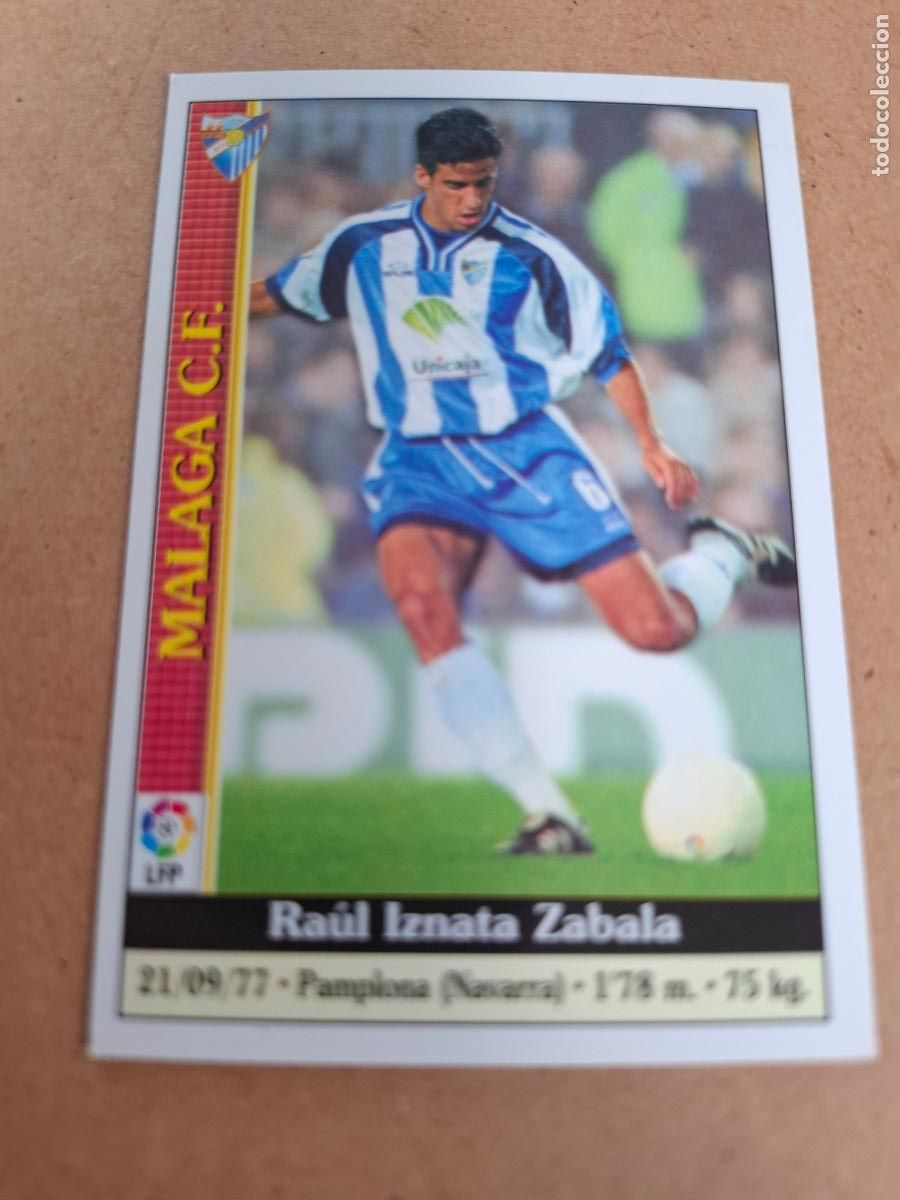 Coleccionismo cromos antiguos: MUNDICROMO 1999 2000 99 00 - 610 IZNATA - M&Aacute;LAGA CF