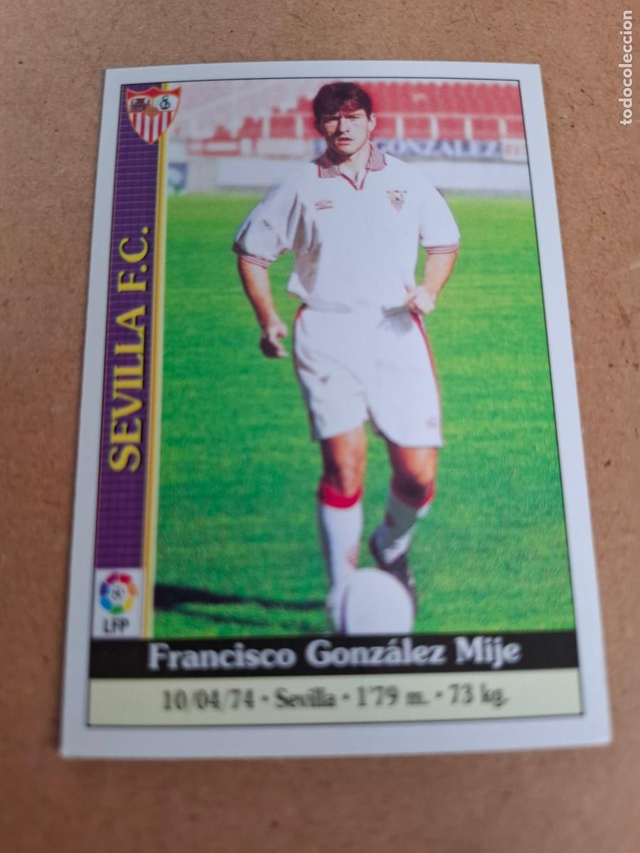 Coleccionismo cromos antiguos: MUNDICROMO 1999 2000 99 00 - 618 PACO - SEVILLA FC