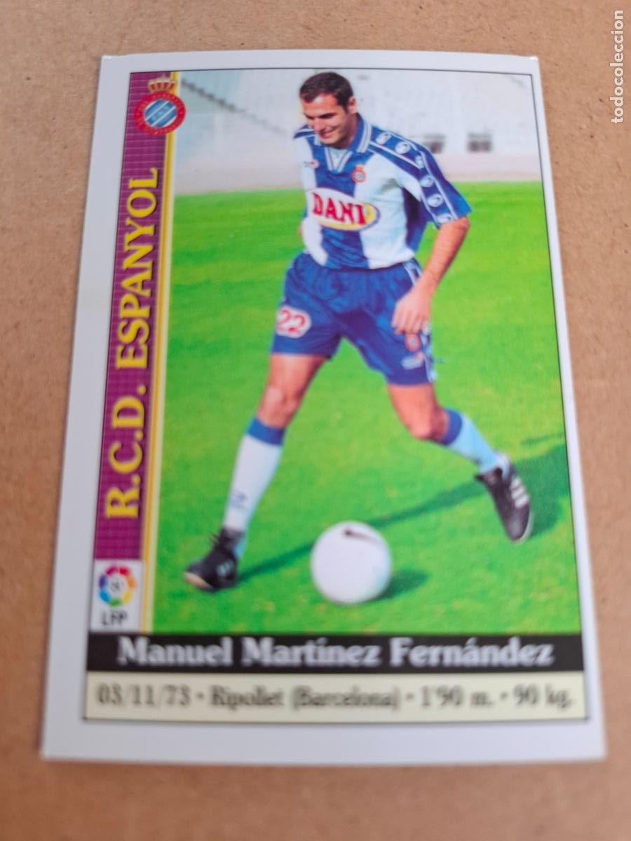 Coleccionismo cromos antiguos: MUNDICROMO 1999 2000 99 00 - 622 MANEL - RCD. ESPANYOL