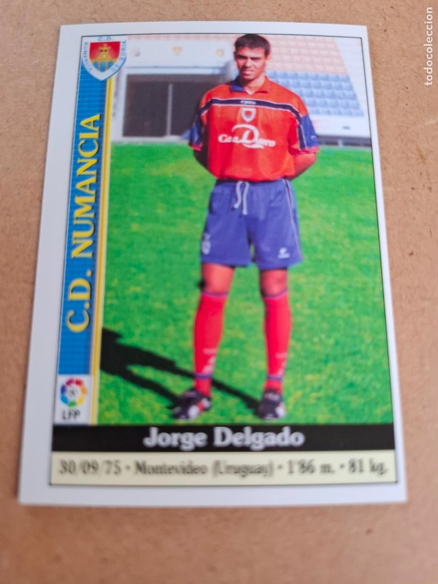 Coleccionismo cromos antiguos: MUNDICROMO 1999 2000 99 00 - 625 DELGADO - CD. NUMANCIA
