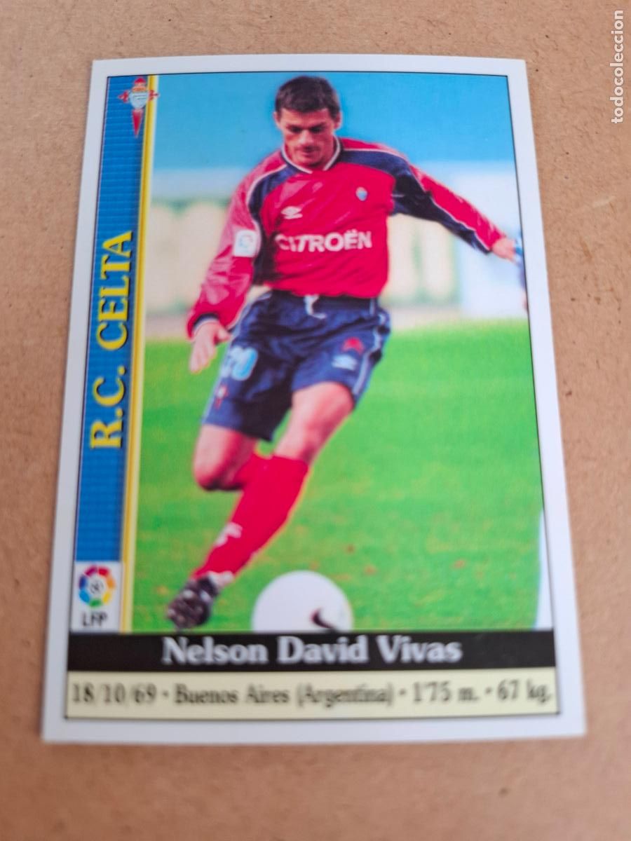 Coleccionismo cromos antiguos: MUNDICROMO 1999 2000 99 00 - 629 VIVAS - R.C. CELTA