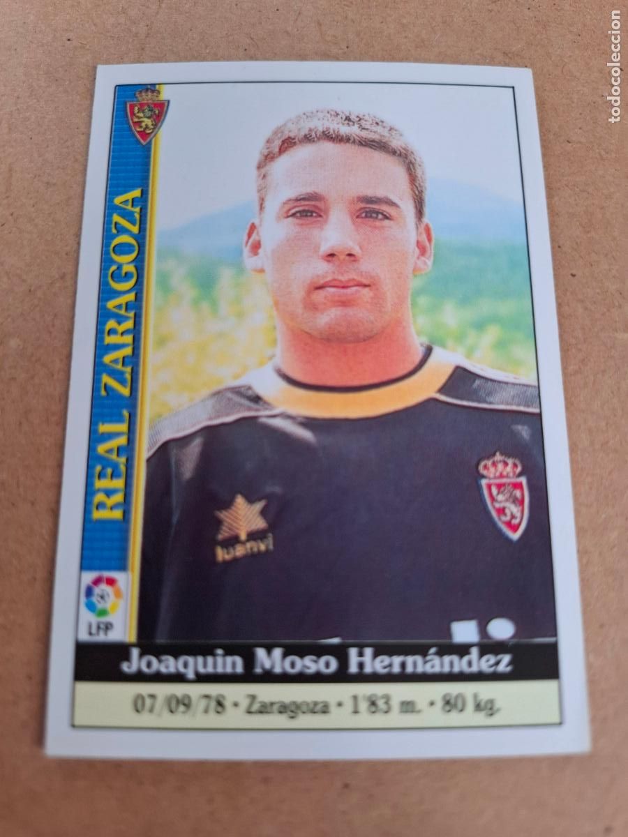Coleccionismo cromos antiguos: MUNDICROMO 1999 2000 99 00 - 636 MOSO - REAL ZARAGOZA