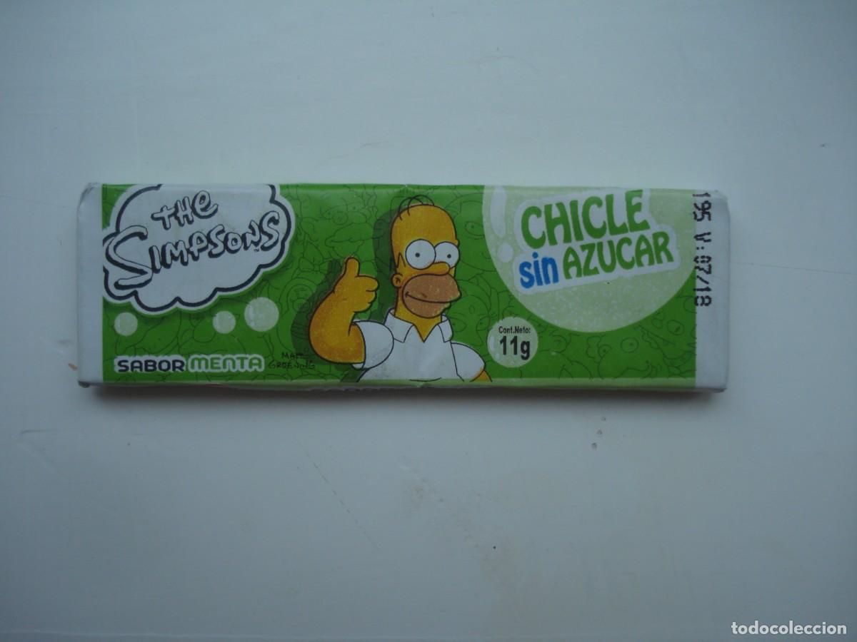 Coleccionismo cromos antiguos: SIN ABRIR CHICLE SIMPSONS! KAUGUMMI UNOPENED BUBBLE GUM!