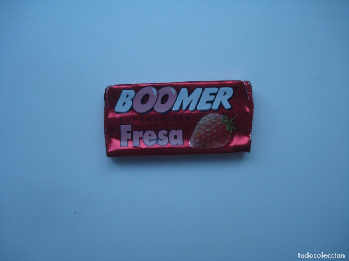 Coleccionismo cromos antiguos: SIN ABRIR CHICLES BOOMER FRESA! KAUGUMMI UNOPENED BUBBLE GUM!
