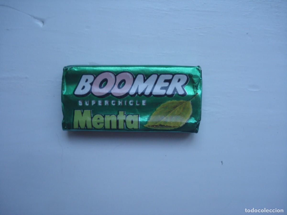 Coleccionismo cromos antiguos: SIN ABRIR CHICLES BOOMER MENTA! KAUGUMMI UNOPENED BUBBLE GUM!