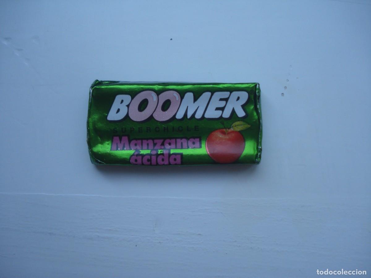 Coleccionismo cromos antiguos: SIN ABRIR CHICLES BOOMER MANZANA ACIDA! KAUGUMMI UNOPENED BUBBLE GUM!