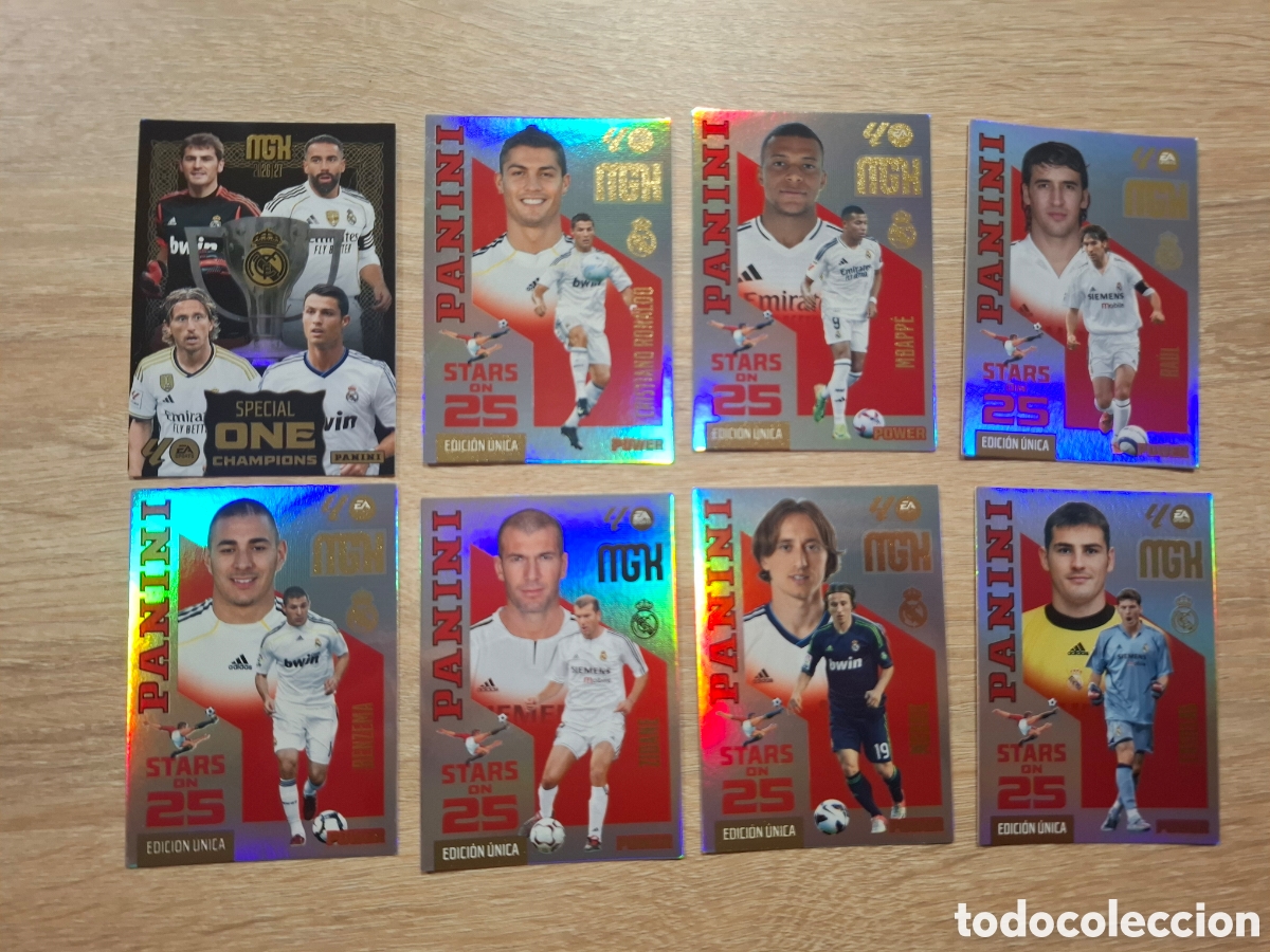 Coleccionismo cromos antiguos: Lote megacracks 26-27 R. Madrid edici&oacute;n &uacute;nica