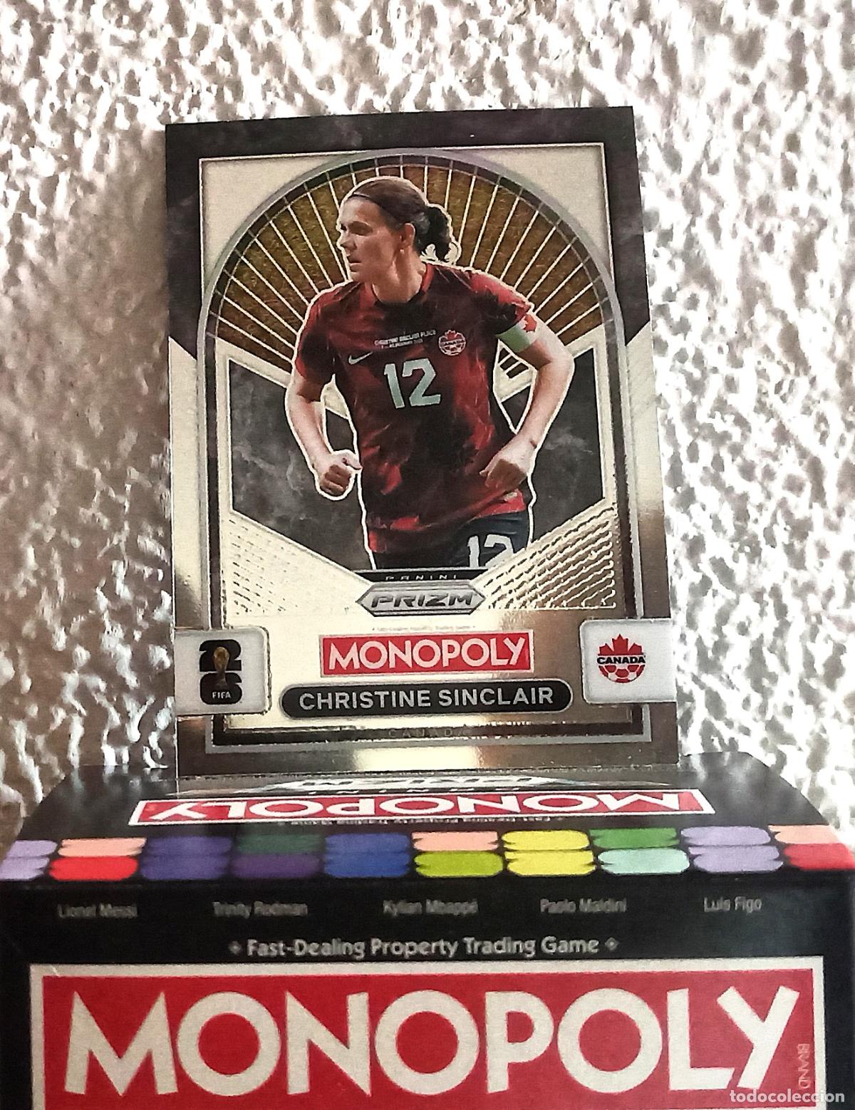 Collectable Antique Stickers: 100 CHRISTINE SINCLAIR BASE CANADA MONOPOLY MUNDIAL 26 2026