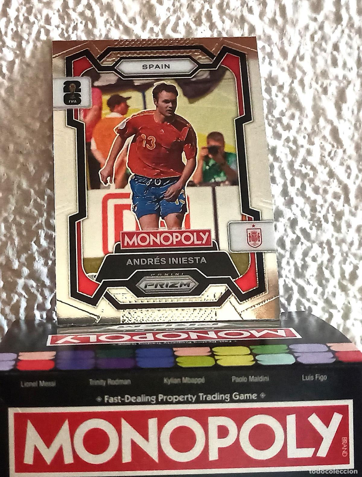 Collectable Antique Stickers: 43 ANDR&Eacute;S INIESTA BASE SPAIN MONOPOLY MUNDIAL 26 2026