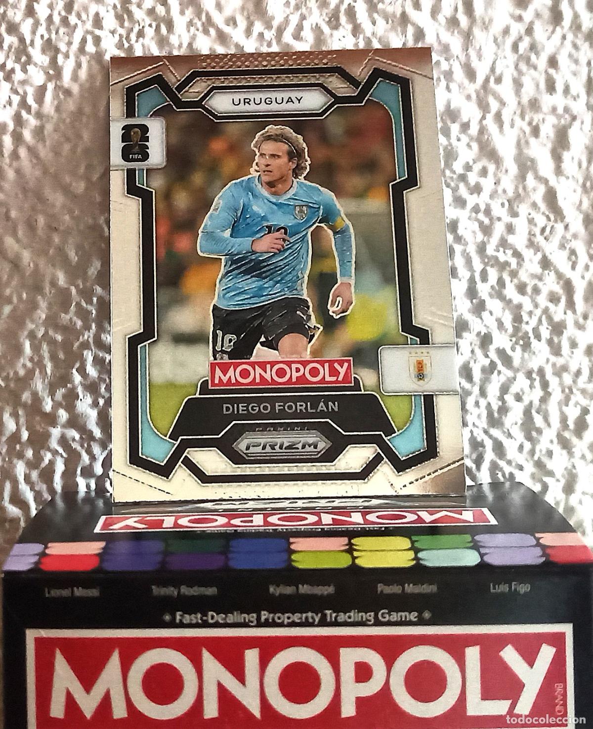 Coleccionismo cromos antiguos: 68 DIEGO FORLAN BASE URUGUAY CROMO MONOPOLY 26