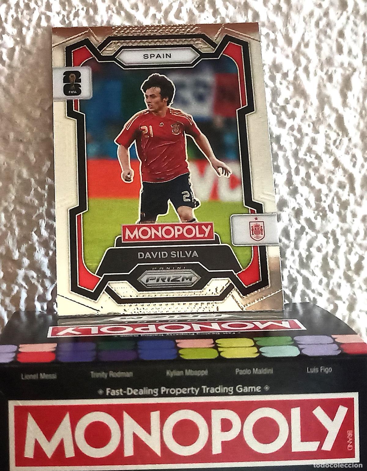 Collezionismo Figurine antiche: 42 DAVID SILVA BASE SPAIN ESPA&Ntilde;A MONOPOLY MUNDIAL 26 2026
