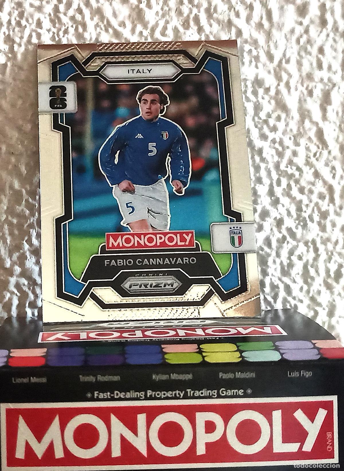 Coleccionismo cromos antiguos: 36 FABIO CANNAVARO BASE ITALY CROMO MONOPOLY 26