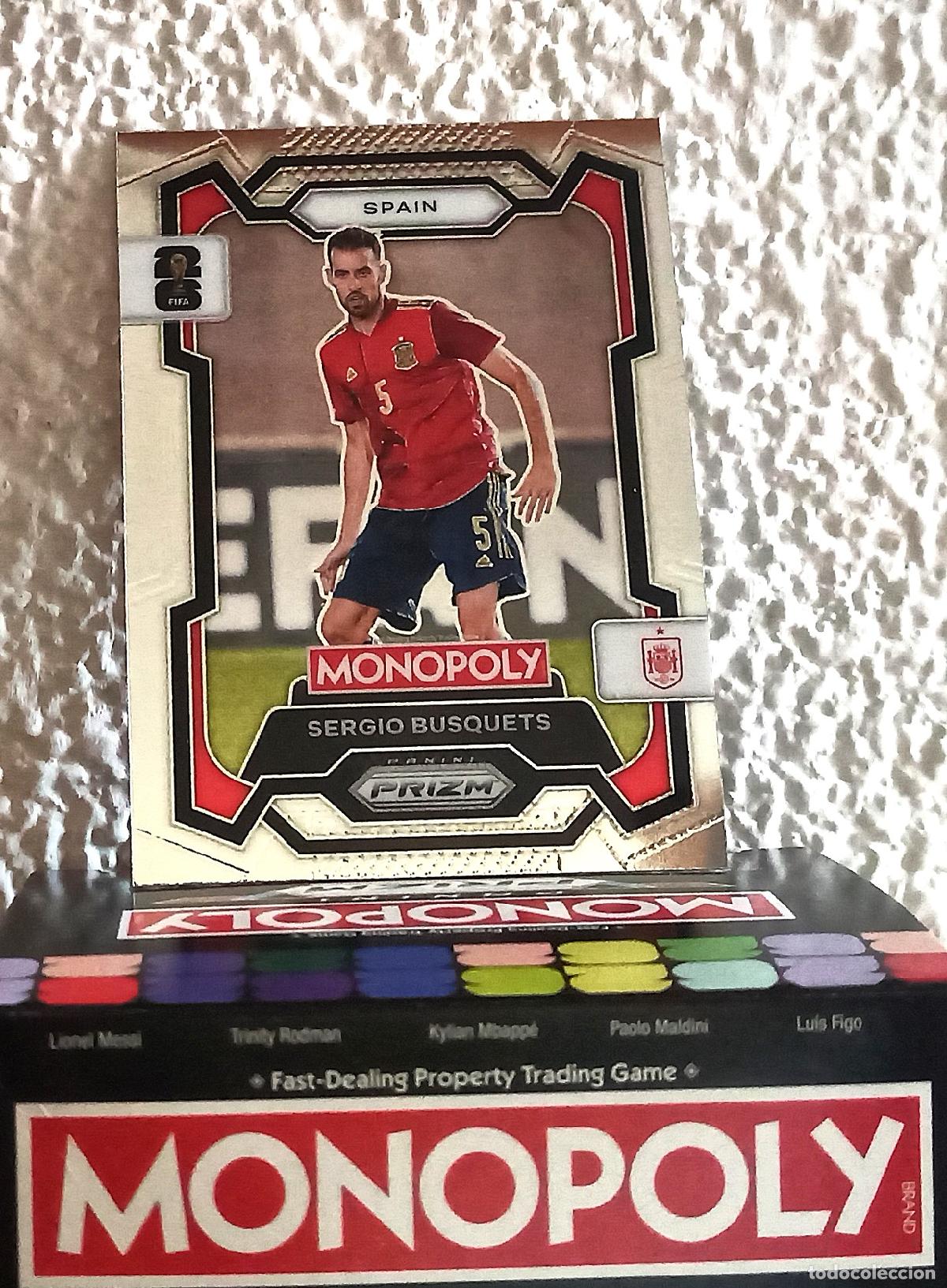 Coleccionismo cromos antiguos: 45 SERGIO BUSQUETS BASE SPAIN CROMO MONOPOLY 26