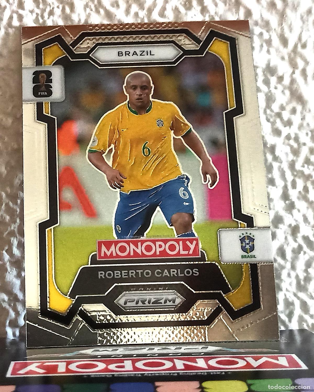 Coleccionismo cromos antiguos: 17 ROBERTO CARLOS BASE BRAZIL CROMO MONOPOLY 26