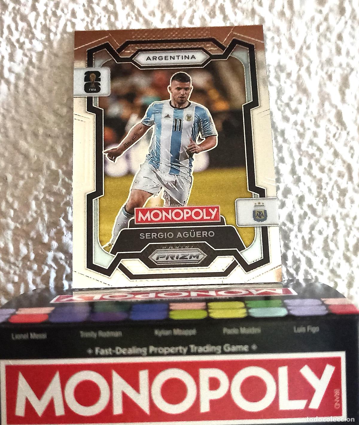 Coleccionismo cromos antiguos: 6 SERGIO AG&Uuml;ERO BASE ARGENTINA CROMO MONOPOLY 26