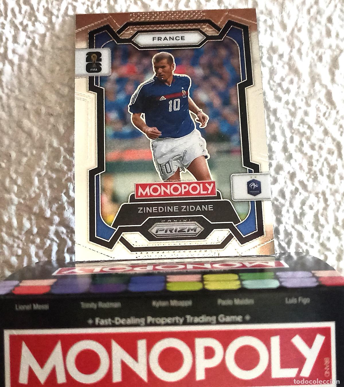 Coleccionismo cromos antiguos: 9 ZINEDINE ZIDANE BASE FRANCE CROMO MONOPOLY 26