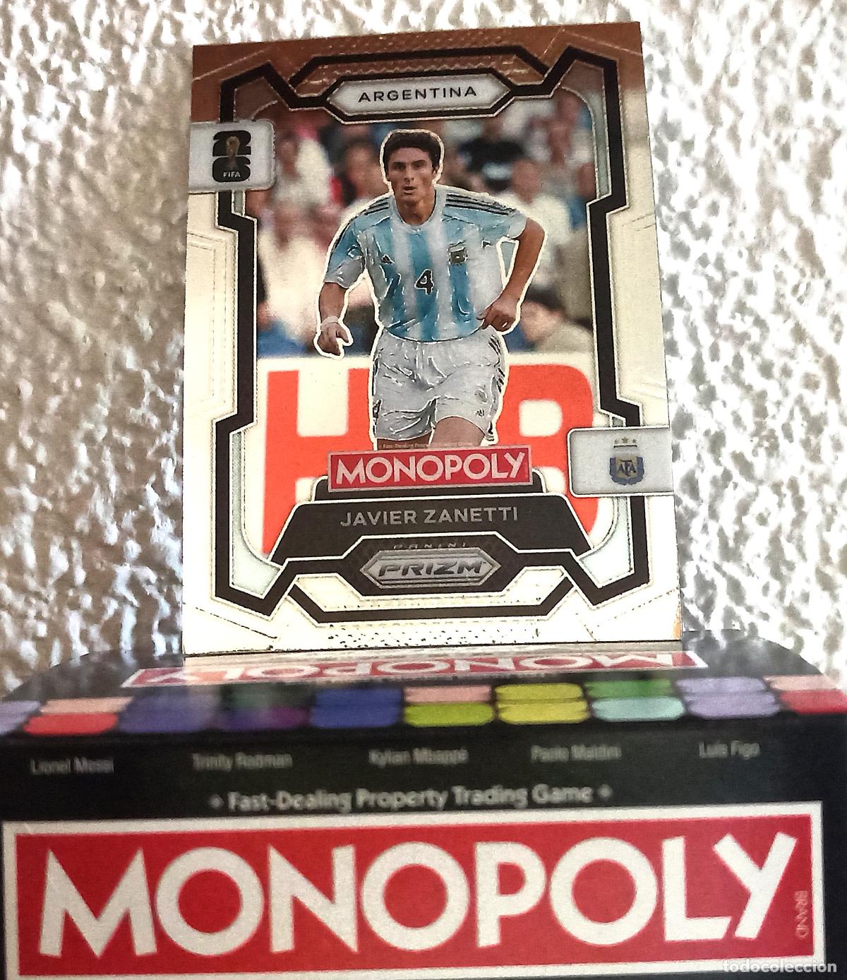 Coleccionismo cromos antiguos: 5 JAVIER ZANETTI BASE ARGENTINA CROMO MONOPOLY 26