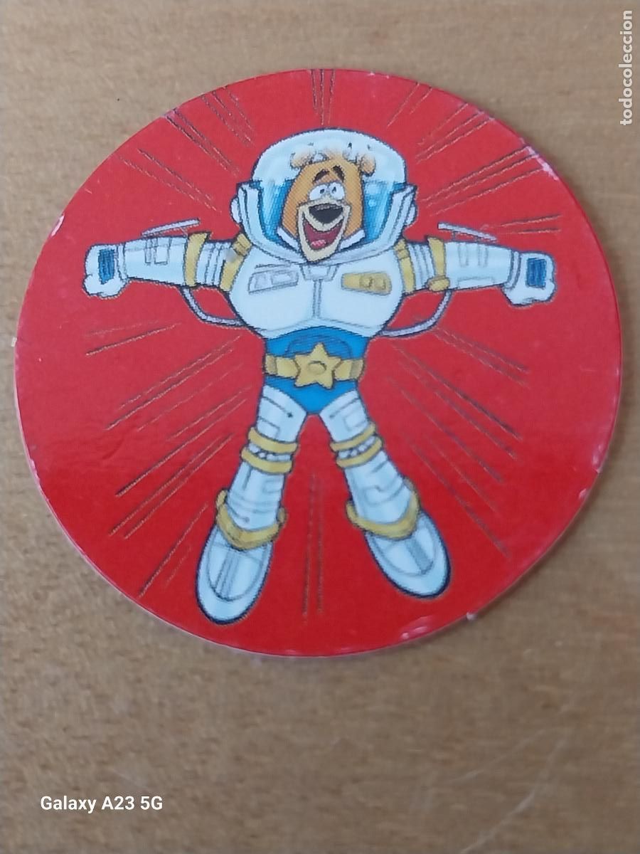 Collezionismo Figurine antiche: TAZO OSO ASTRONAUTA CARTON VINTAGE ORIGINAL 3CMS