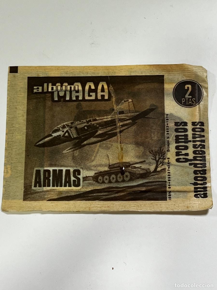 Sammeln alte Sammelbilder: &Aacute;LBUM MAGA. ARMAS. UN SOBRE CERRADO. CROMOS AUTOADHESIVOS. EDITORIAL MAGA.