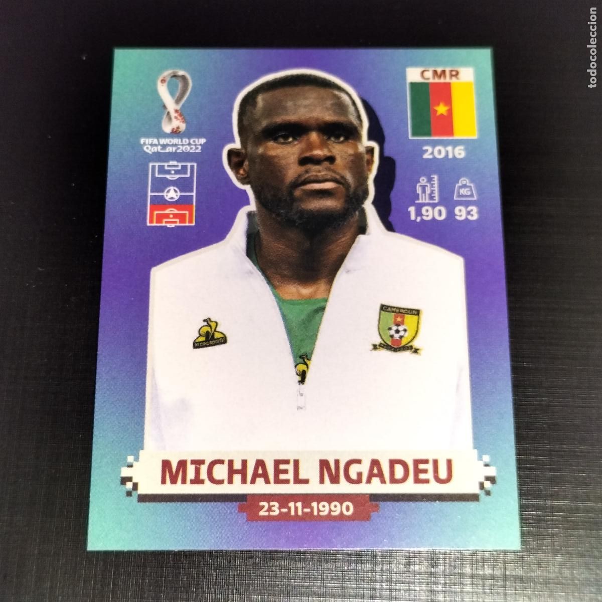 Coleccionismo cromos antiguos: CMR 9 MICHAEL NGADEU CAMERUN CROMOS STICKER MUNDIAL QTAR 22 2022 FIFA WORLD CUP PANINI