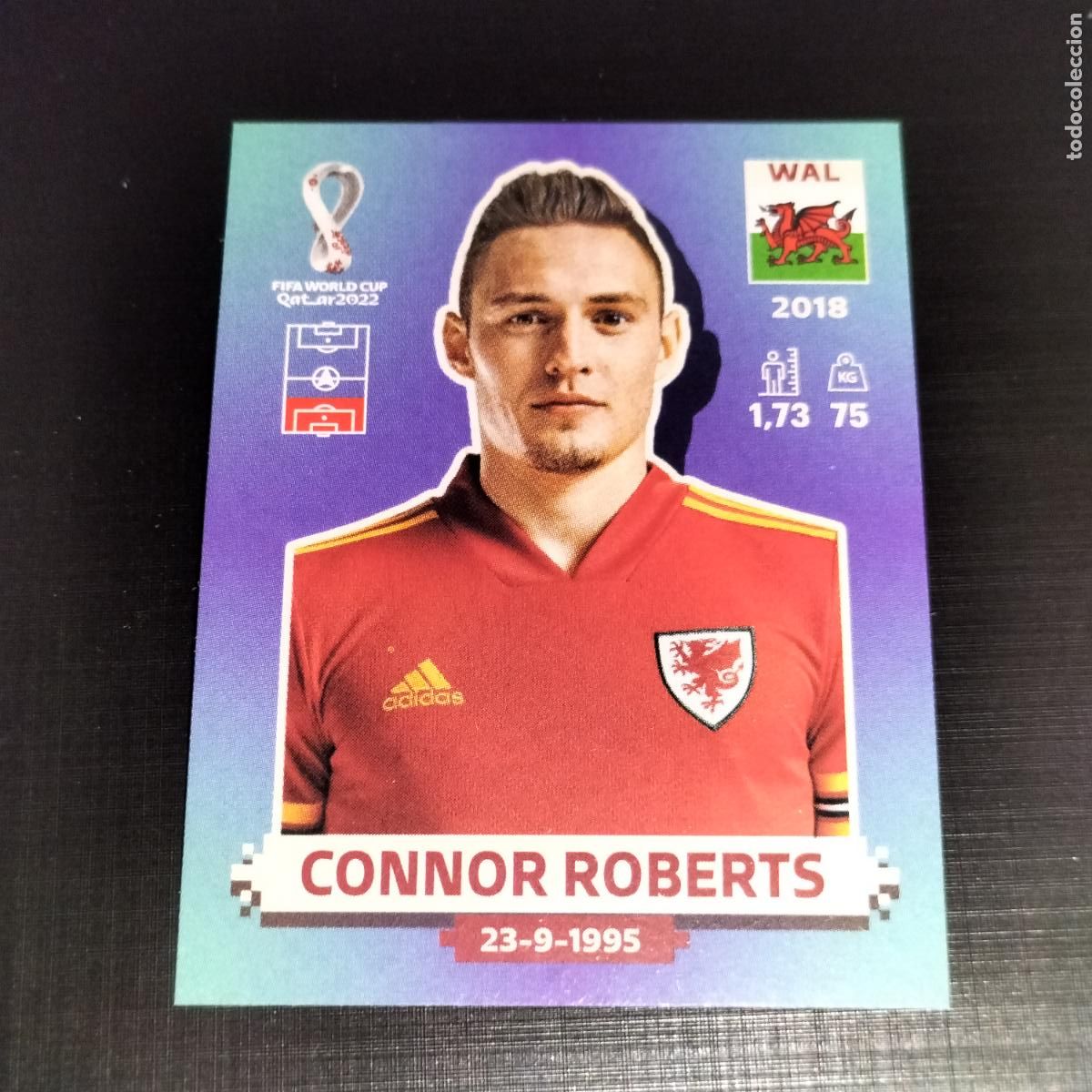Coleccionismo cromos antiguos: WAL 9 CONNOR ROBERTS GALES CROMOS STICKER MUNDIAL QTAR 22 2022 FIFA WORLD CUP PANINI