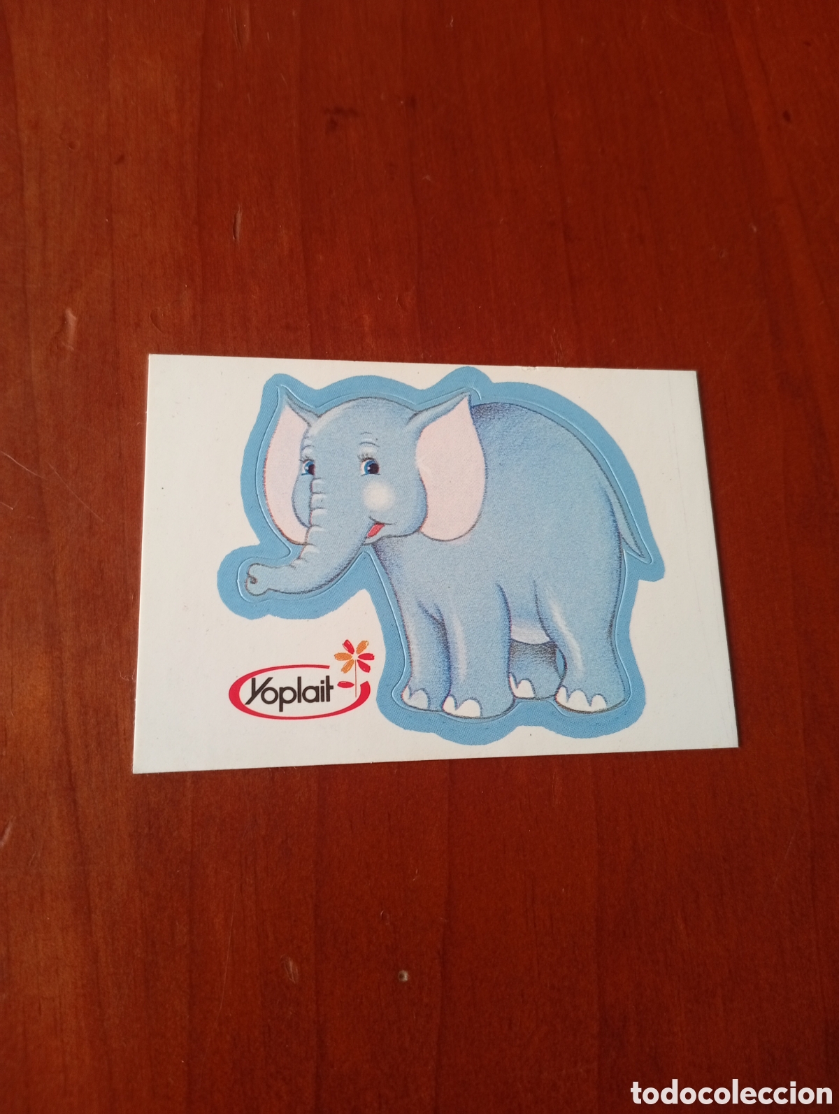 Coleccionismo cromos antiguos: CROMO ANIMALES ELEFANTE SAFARI YOPLAIT