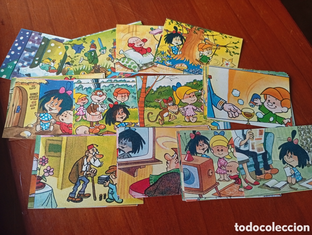 Collezionismo Figurine antiche: CROMO CROMOS VAMOS A LA CAMA LA FAMILIA TELERIN LOTE NUNCA PEGADO