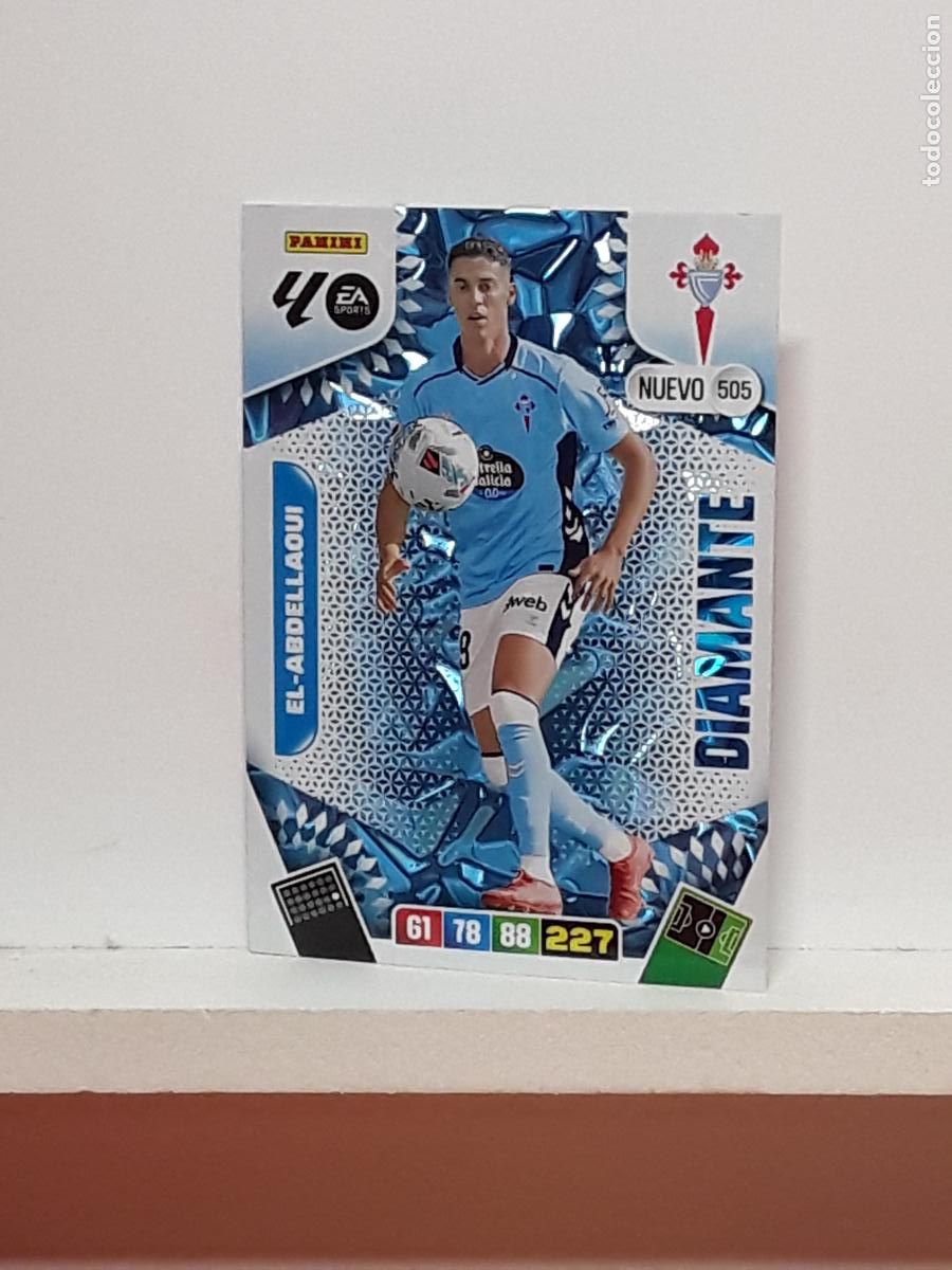 Collectionnisme Cartes &agrave; collectionner anciennes: ADRENALYN 2025 2026 25 26 ALBUM PANINI LIGA N 505 CELTA DIAMANTE EL-ABDELLAOUI
