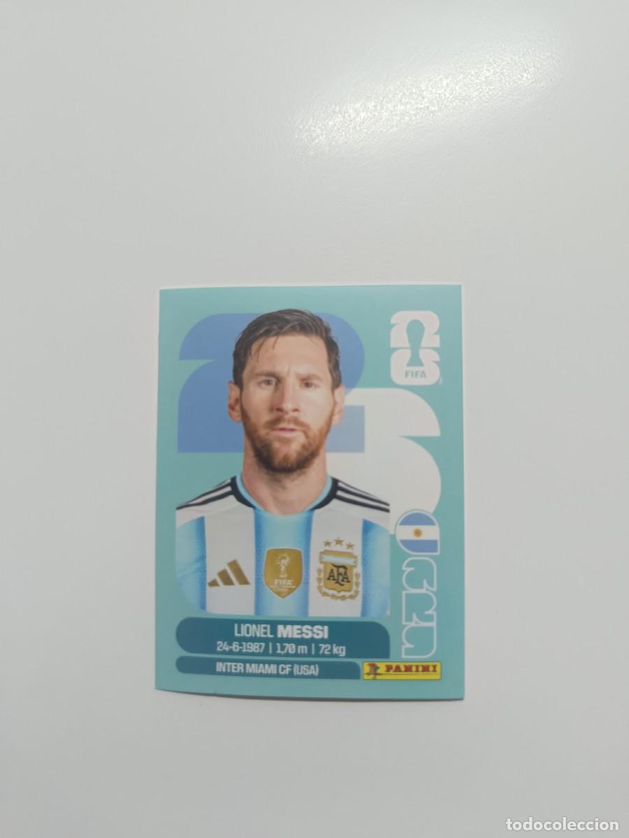 Coleccionismo cromos antiguos: Cromo Messi mundial USA